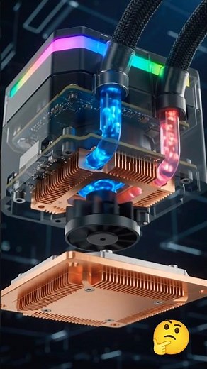 How Aio Cpu Cooler Works And What is inside of an Aio 🤔#gamingpc #aio #cpucooler #GAMING