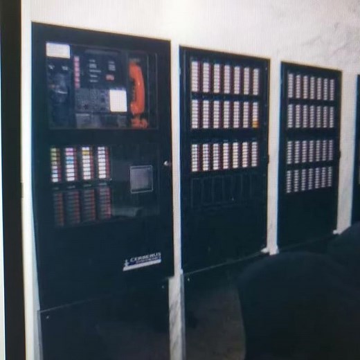 Old Cerberus Fire Alarm Control Panel Voice Evac at Former World Trade Center