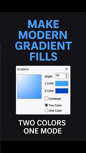 Master AutoCAD Gradient Fill | Two-Color vs One-Color GRADIENT