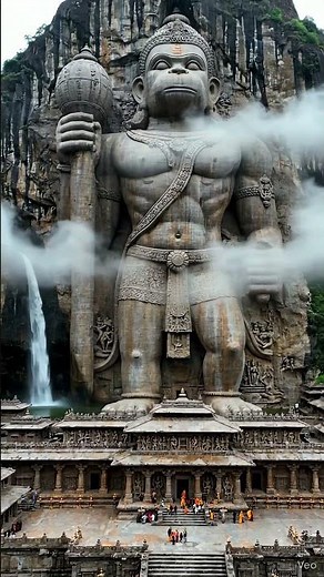 world’s most powerful hanuman statue | divine strength of lord hanuman | viral spiritual short