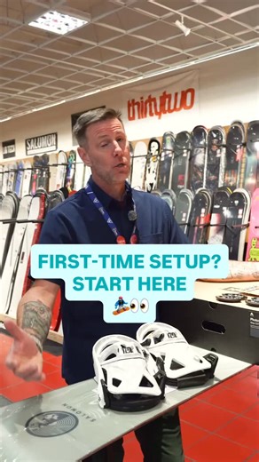 Ski Pro on Instagram: "How to set up your snowboard…let’s break it down 🏂🔧 ❄️1) Stance Width (how far apart your bindings are) • Start around shoulder-width = best “all-around” setup • Wider = more stability + better landings • Narrower = quicker turns + easier to maneuver 🧍2) Stance Position (centered vs setback) • Centered = the best default for all-mountain + riding switch • Setback (slide bindings back) = more nose float for pow days 📐3) Binding Angles (the game changer!!!) • Beginner / 