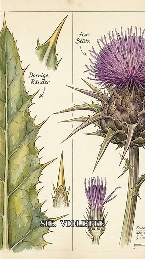 Mariendistel - Botanisch Faszinierend! 💜