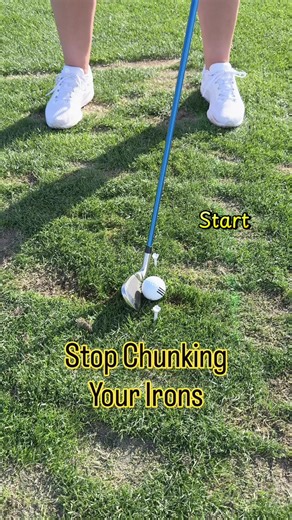 Try this drill during your next range session. #golftips #golfswing #golfdrills #golf #golftiktok