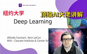 【中英双译】纽约大学公开课讲解《机器学习》理论全30集，顶级AI大佬讲解，人人都能听的懂公开课。