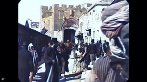 Old video with add color from Jaffa Gate, Jerusalem in 1897 #jerusalem_Palestine🇵🇸 | History of Palestine