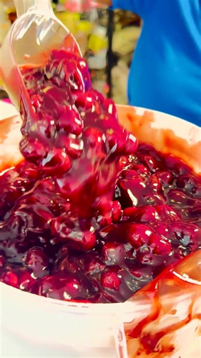 Delicious Cake Fillings: Cherry, Blueberry, and Strawberry
