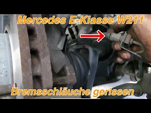 Mercedes E-Klasse W211|Bremscheiben vorne und hinten|Bremsklötze|Bremsschläuche|Sıla Yolu Hazırlığı