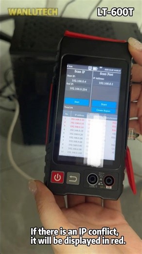 Network testing tool : IP Scan (WANLUTECH LT-600T)