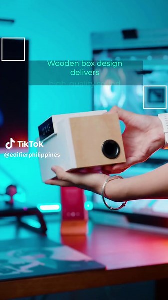 Transform your audio setup with Edifier MP260! 🔥🎶 Wireless, multi-functional, at gawa sa premium wood—perfect sa gaming at music sessions mo! #EDIFIER #foryou #speaker