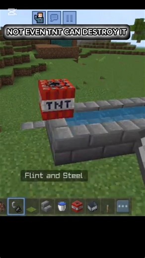 THIS WALL IS LITERALLY INDESTRUCTIBLE IN MINECRAFT..😳🤯