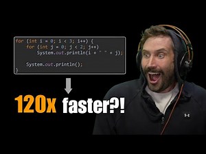 120x Faster Algorithm By Nested Loops