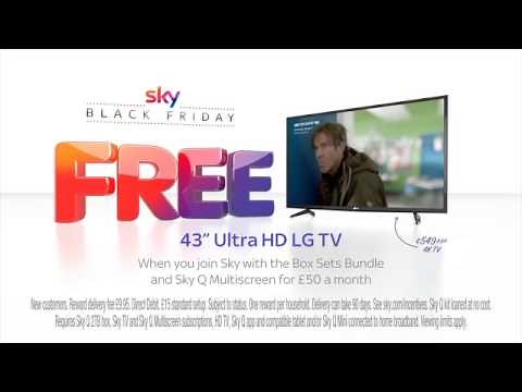 Sky Black Friday has arrived with a FREE 43” UHD LG TV