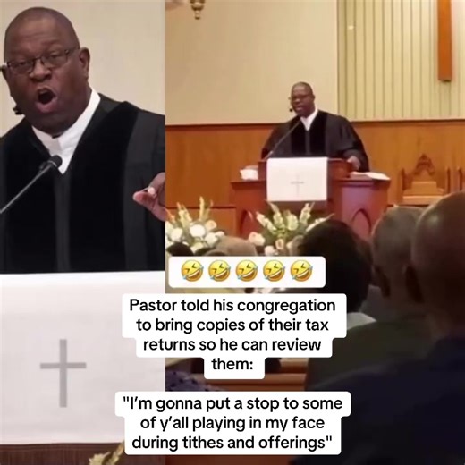 Pastor told his congregation to bring copies of their tax returns so he can review them: