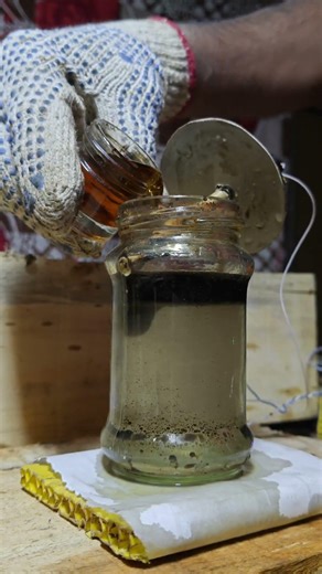 watch full video - Oil and water mixing experiments 🔥