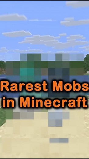 NEW RAREST MOBS IN MINECRAFT!