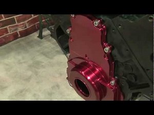 Hamburger's Performance all-new 2-Piece LS Timing Cover debuted - SEMA 2011