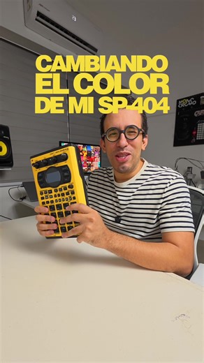 Cambiando el color de mi SP-404