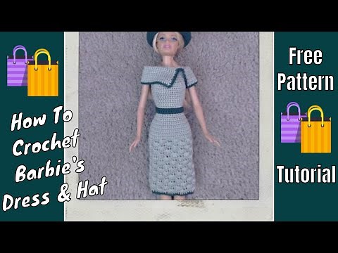 Barbie Clothes - Fashion Dress & Hat
