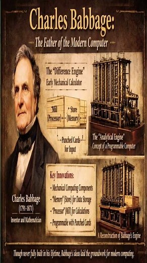 Charles Babbage 📚Father of Modern Computer 🖥️|| Analytical Engine Explained || Computer GK 2026