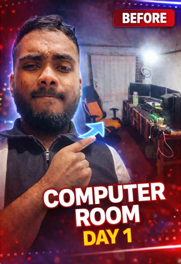 Computer Room | Day 1 🎮🔥 මේක අරම්භය විතරයි… අඩු budget එකකින් full gaming room එකක් build කරන journey එක 💻✨ Follow කරගෙන යන්න 😎 #ComputerRoom #GamingSetup #Day1 #SetupJourney #SriLankaGaming