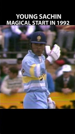 Young Tendulkar Magical start in 1992 #short #crickethistory #cricketlover #cricket