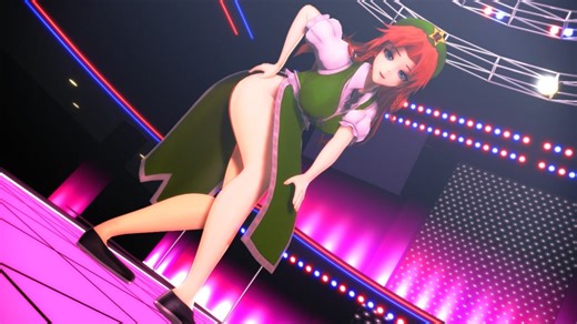 【東方MMD】ムチムチな紅美鈴がSexyに踊る「シンデレラ」【Touhou】
