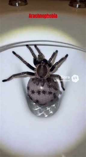 Toilet Nightmares #horror #scary #spider #toiletmonster #toilet #arachnophobia #phobia #triggers #ai