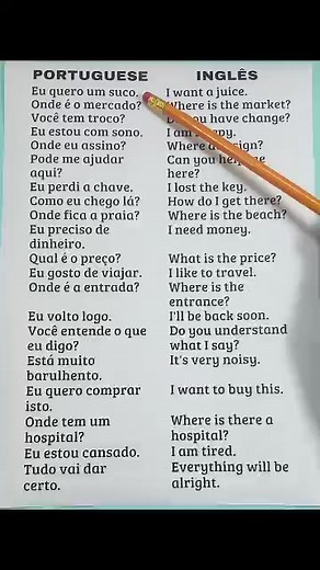 Learn English and Portuguese with Me — Aprenda Inglês e Português