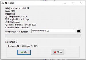 Velký update pro NHL 09 – Verze 2020 | ELHGame.cz