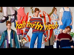 Collective Fall Thrift Haul!!! | try on haul of sweaters, jackets, & other gems✨