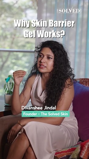 Your skin barrier is your skin’s first line of defense—keep it strong and protected with our Skin Barrier Gel Moisturizer! ✨ Healthy skin starts here 💗 | The Solved Skin