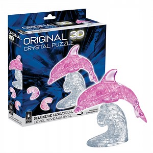 Dolphin Original 3D Crystal Puzzle from BePuzzled, Ages 12 and Up