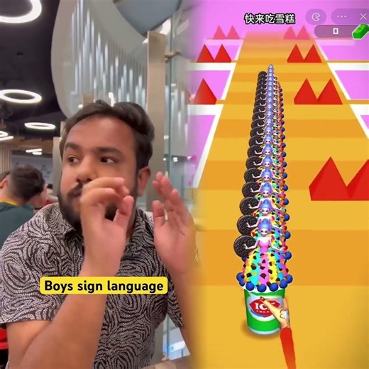 "Boys sign language! #comedy #funny"