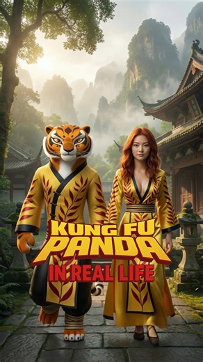 The Dragon Warrior Walk | Kung Fu Panda Catwalk! 🐼😳 #pixverse #pixverseai #kungfupanda #catwalk