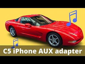 C5 Corvette Factory Stereo Upgrade for Bluetooth - iPhone Aux Adapter for C5 Factory Radio