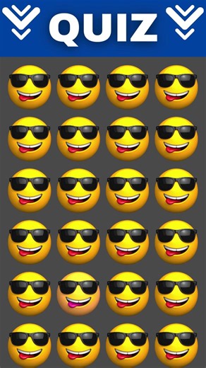 ✨ Find the Odd One Out – Emoji Brain Test! ✨🧠Challenge #challenge
