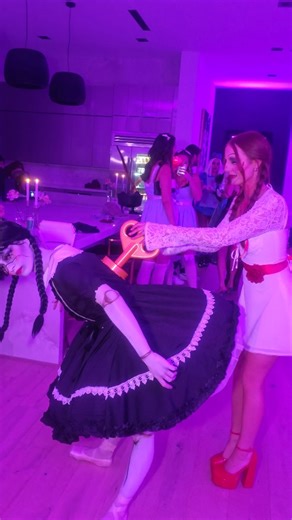 Wind her up and watch her go 🗝🩰💔 Happy Halloween! | Knockout Entertainment LLC