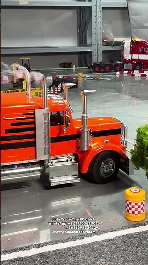 Fueled up and ready to go in a custom Tamiya Grand hauler !