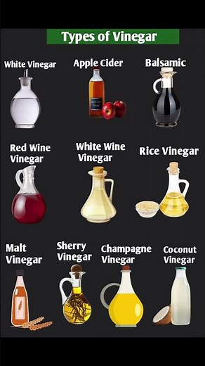 Types of Vinegars | Popular Vinegars