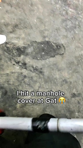 I hit a manhole cover going 20 mph and bent the tubing a bit #custom | Mad Max C7