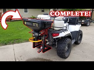 Installing a Fimco ATV Spreader on a Polaris Sportsman!