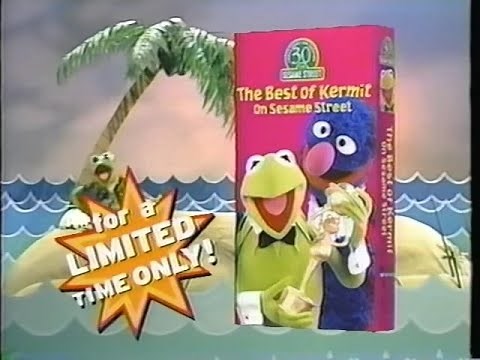 Closing To Sesame Street - The Best Of Kermit On Sesame Street (1998 Vhs)