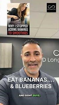 Eat bananas and blueberries