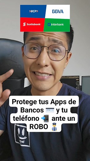 1.2M views · 13K reactions | Protege tus Apps de Bancos y tu teléfono ante un robo #tecnologia #tips #Telefono #celulares #bancos #app | Eduardo Jaico | Facebook