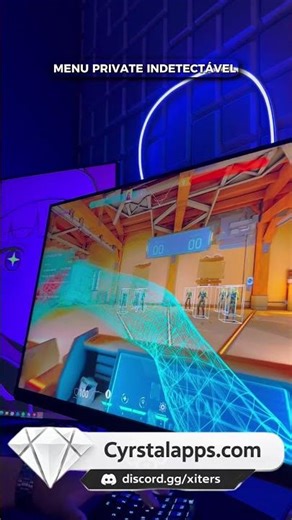 Menu private Crystal Apps 😈#hacker #valorant #valorantgaming #valorantclips #cheating #hack