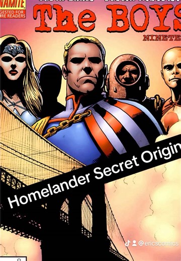 Homelander and his bogus origin story!!GIVEAWAY👀 Win a copy of the boys 21 just tag a friend and comment “homelander” Winner picked 4/22 #theboys #butcher #homelander #theboyss5 #atrain