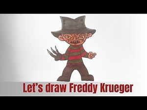 How to Draw Freddy Krueger 🔥 | Easy Nightmare on Elm Street Horror Drawing Tutorial for Halloween