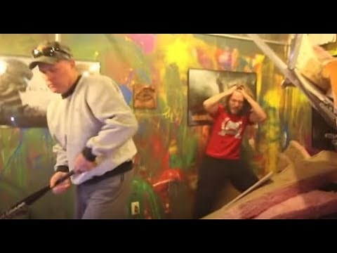 Psycho Dad Demolishes Gaming Room *FULL BROADCAST*