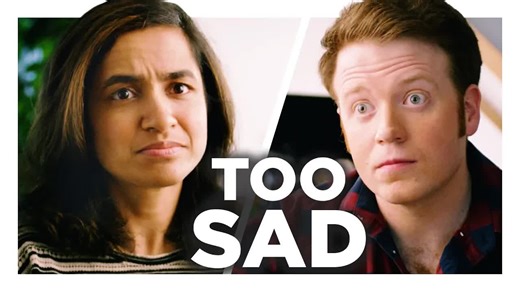 He's being supportive… by not correcting her 💔 | CollegeHumor