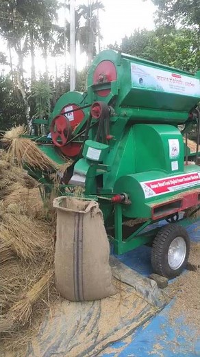 New modern thresher machine